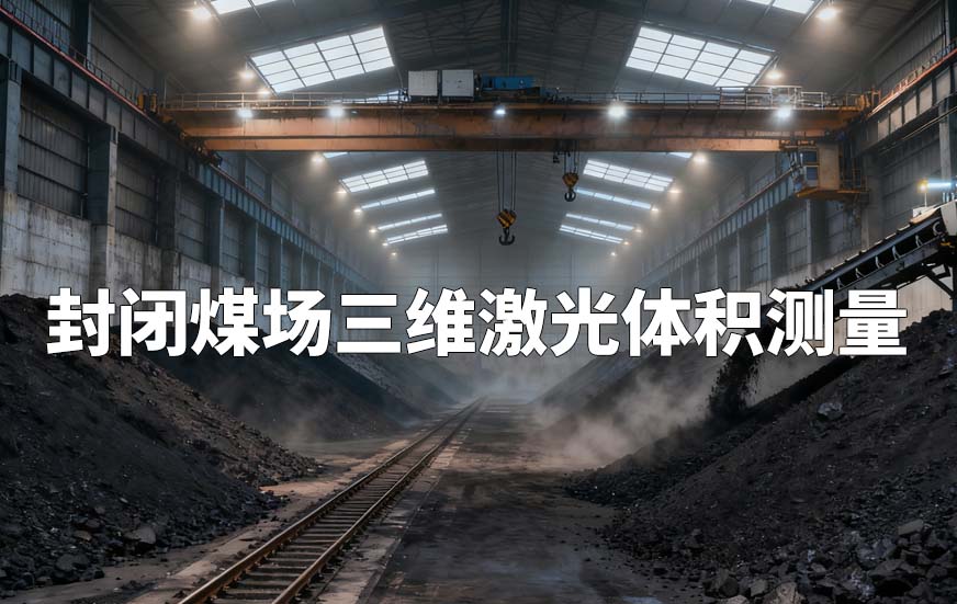 封闭煤场三维激光体积测量