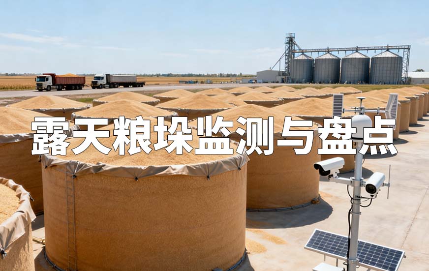 露天粮垛监测与盘点