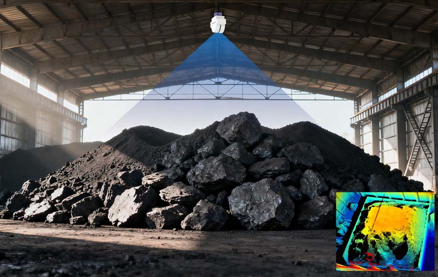 3D激光盘煤仪对不规则煤堆测量准吗