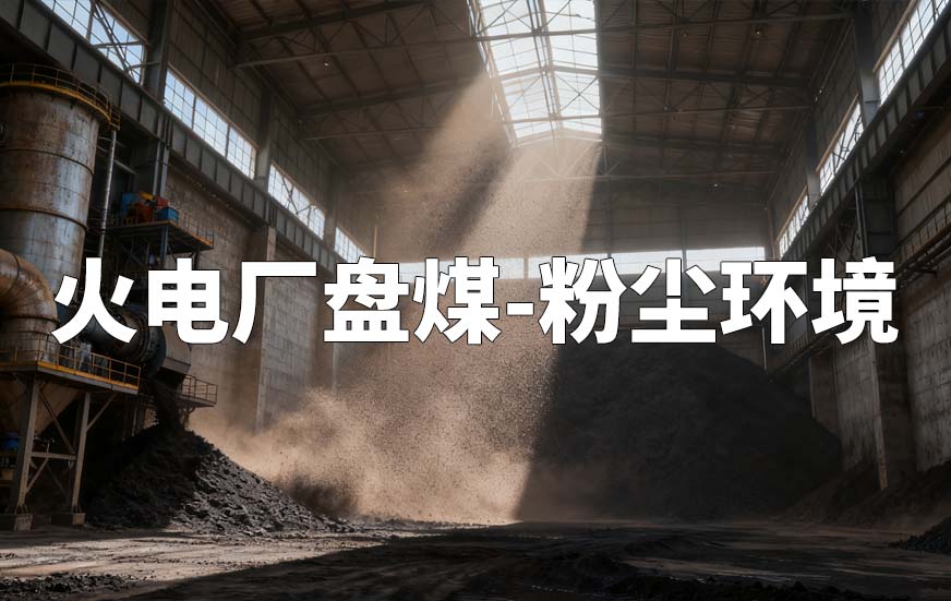 火电厂盘煤-粉尘环境