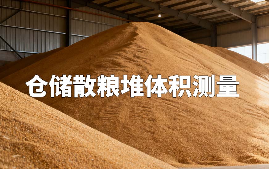仓储散粮堆体积测量