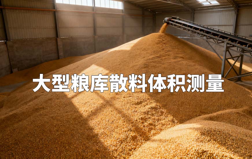 大型粮库散料体积测量