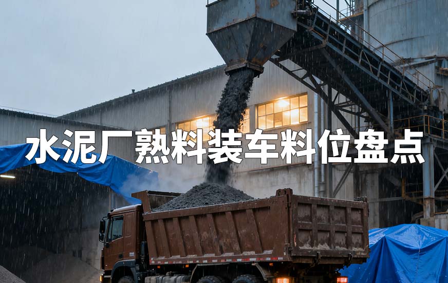 水泥厂熟料装车料位盘点