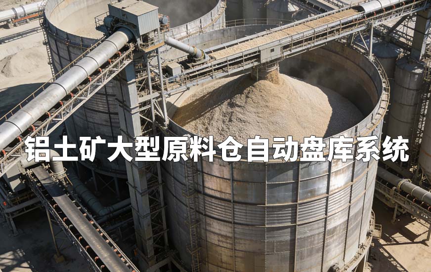 铝土矿大型原料仓自动盘库系统 铝土矿大型原料仓自动盘库系统
