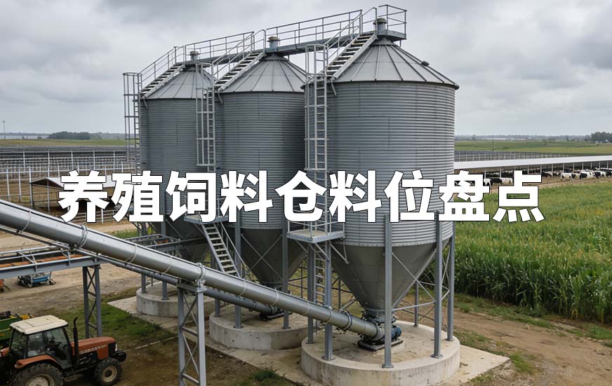 养殖饲料仓料位盘点