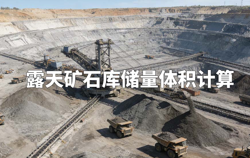 露天矿石库储量体积计算