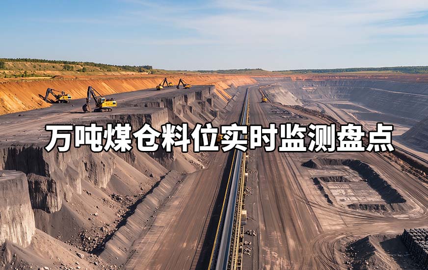 万吨煤仓料位实时监测盘点