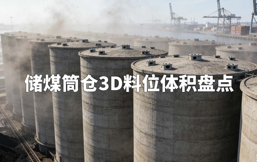 储煤筒仓3D料位体积盘点 储煤筒仓3D料位体积盘点