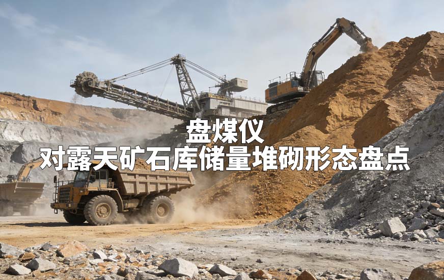 盘煤仪如何对露天矿石库储量堆砌形态盘点