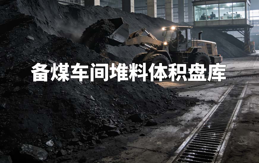 备煤车间堆料体积盘库