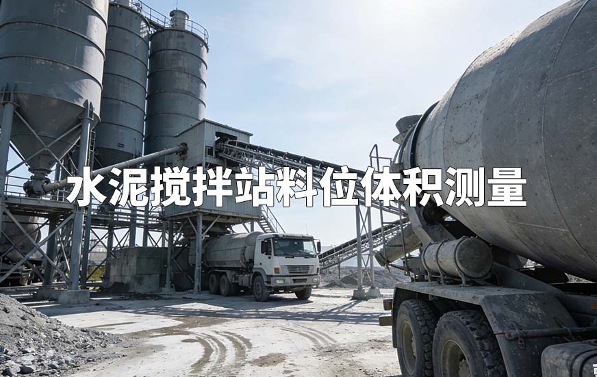 水泥搅拌站料位体积测量