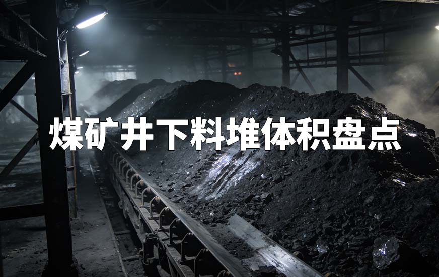 煤矿井下料堆体积盘点