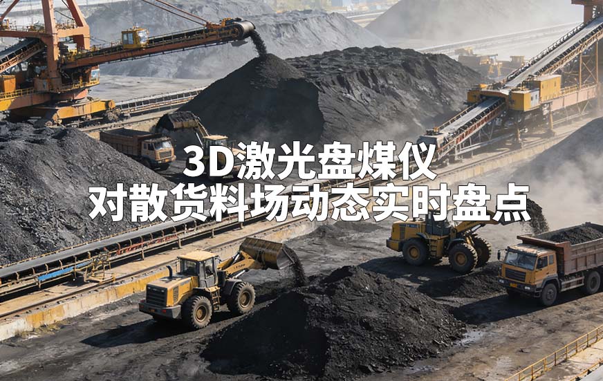 3D激光盘煤仪如何对散货料场动态实时盘点