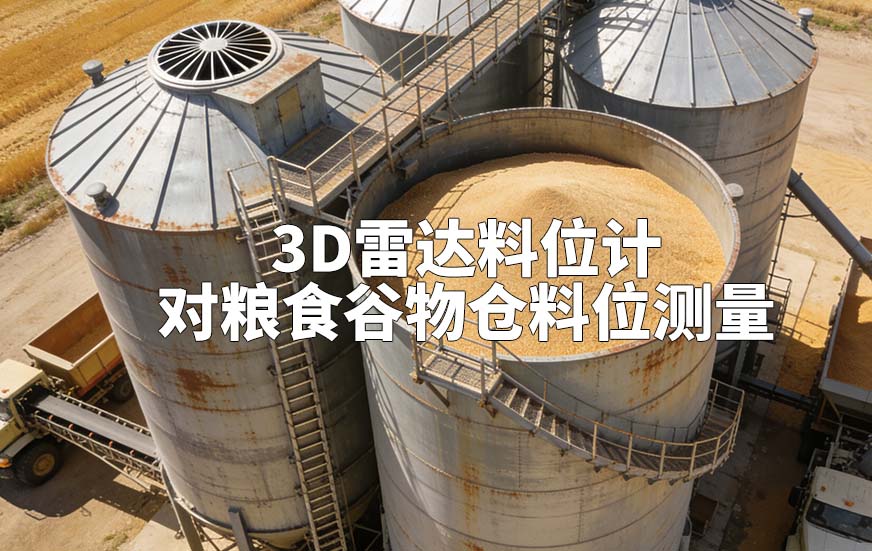 3D雷达料位计如何对粮食谷物仓料位测量
