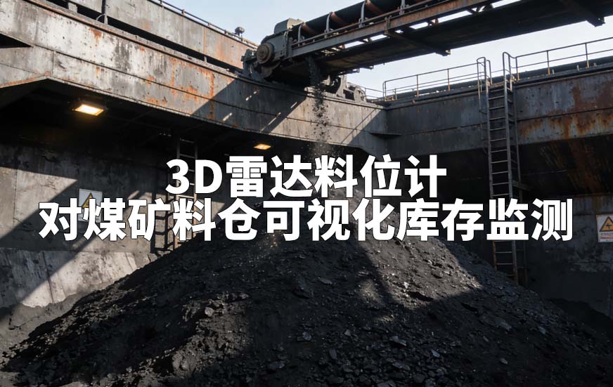 3D雷达料位计如何对煤矿料仓可视化库存监测