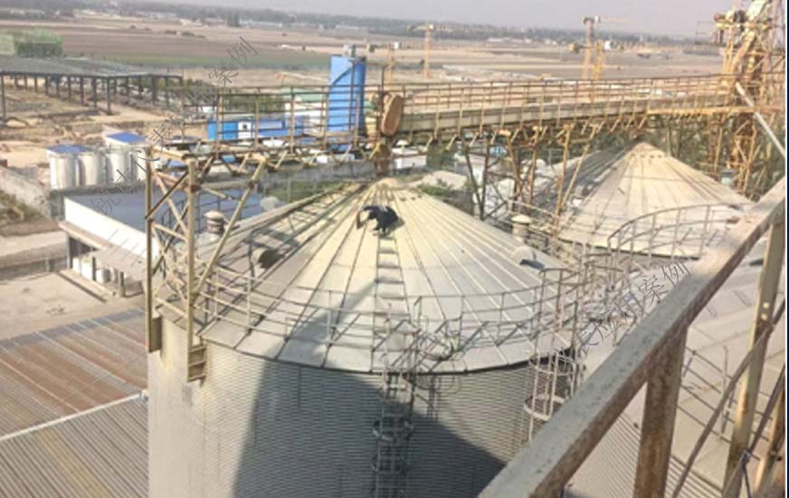 玉米筒仓物料体积实时监测三维成像