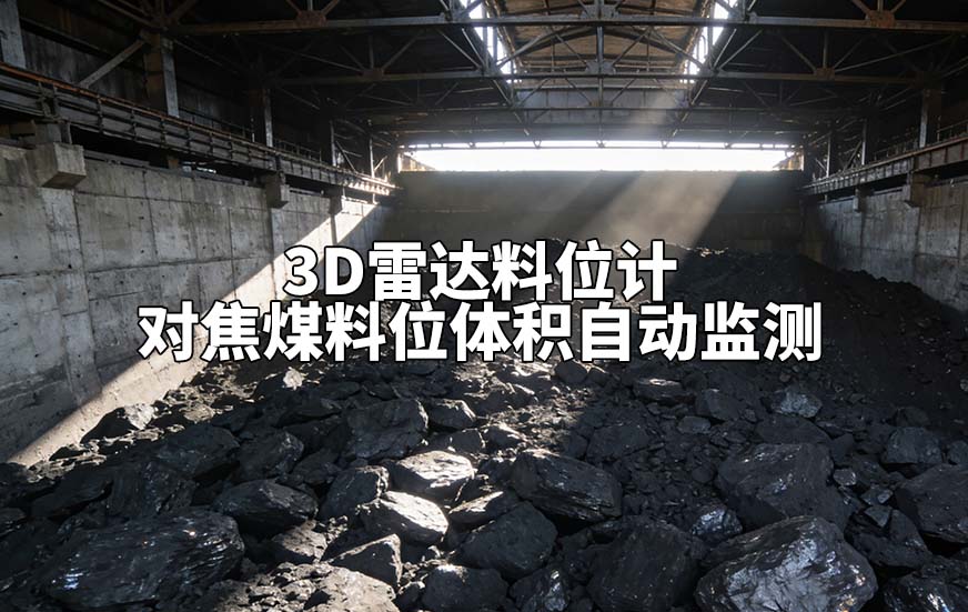 3D雷达料位计如何对焦煤料位体积自动监测
