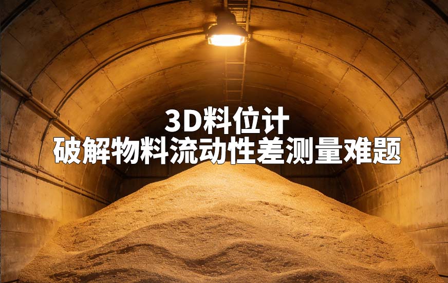 3D料位计如何破解物料流动性差测量难题 3D料位计如何破解物料流动性差测量难题