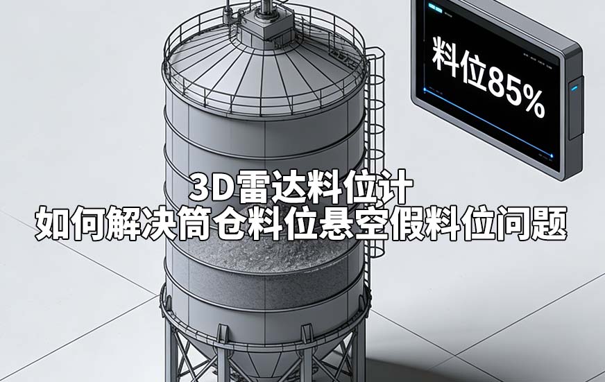 3D雷达料位计如何解决筒仓料位悬空假料位问题 3D雷达料位计如何解决筒仓料位悬空假料位问题