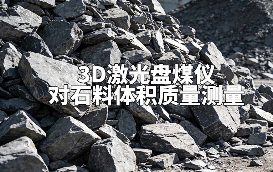 3D激光盘煤仪如何对石料体积质量测量
