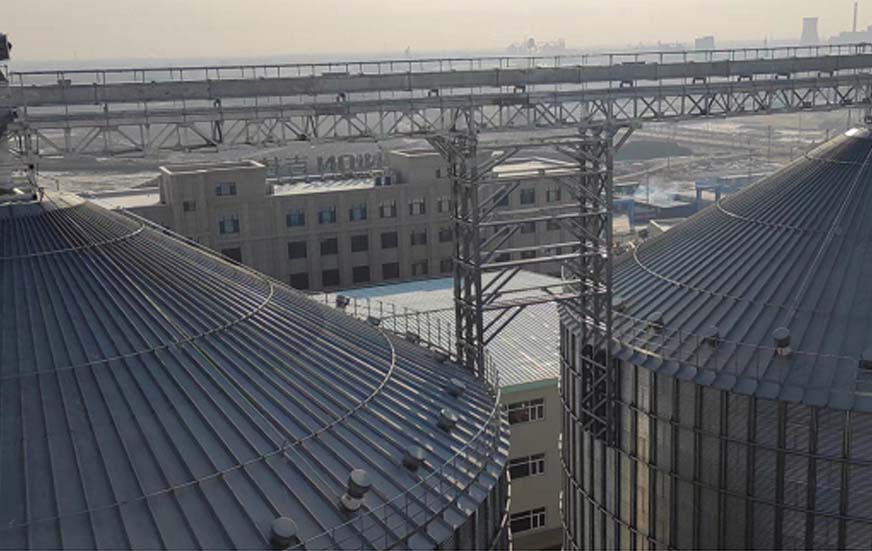 玉米筒仓颗粒料位体积监测