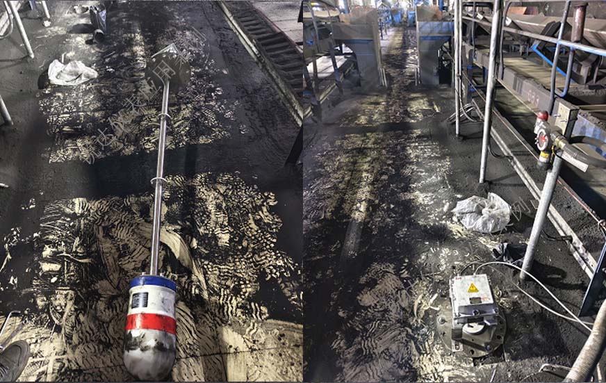 沫煤筒仓料位体积实时监测