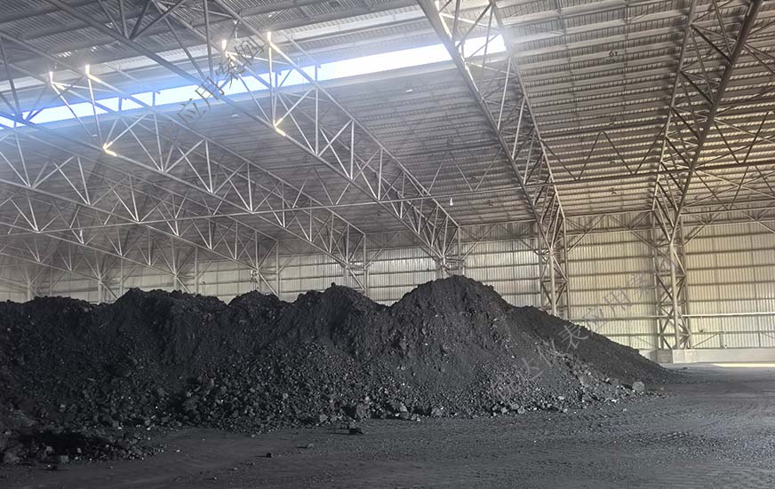 块煤储煤棚料位盘点