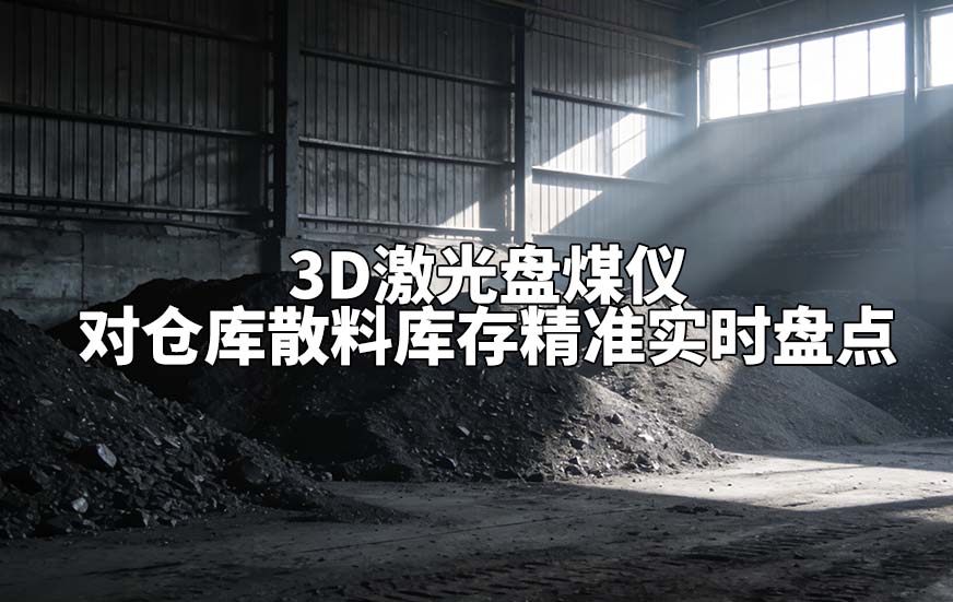 3D激光盘煤仪如何对仓库散料库存精准实时盘点