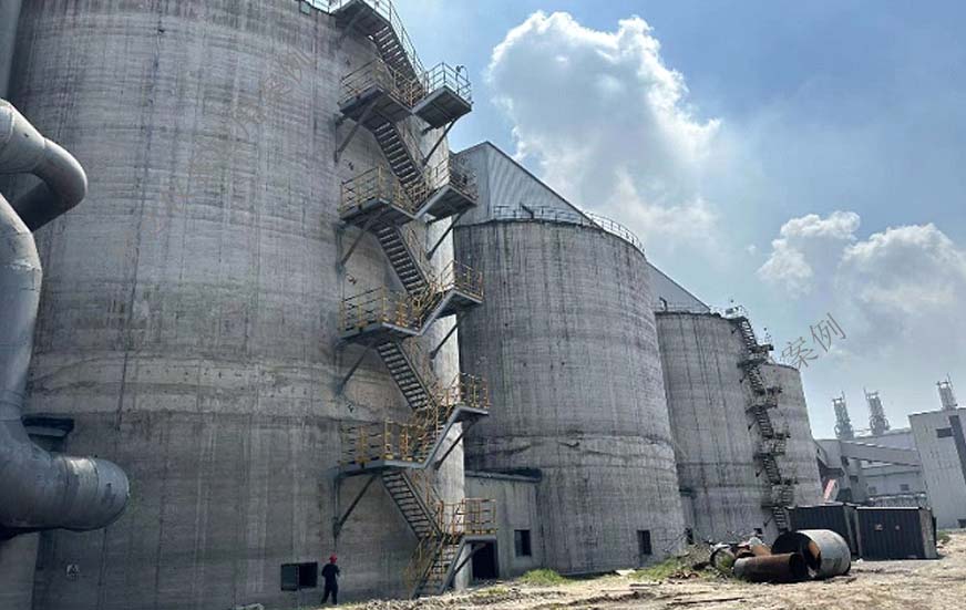 钢铁厂焦炭料仓料位体积实时监测