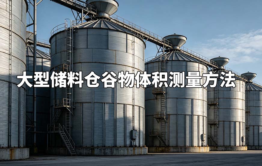 大型储料仓谷物体积测量方法