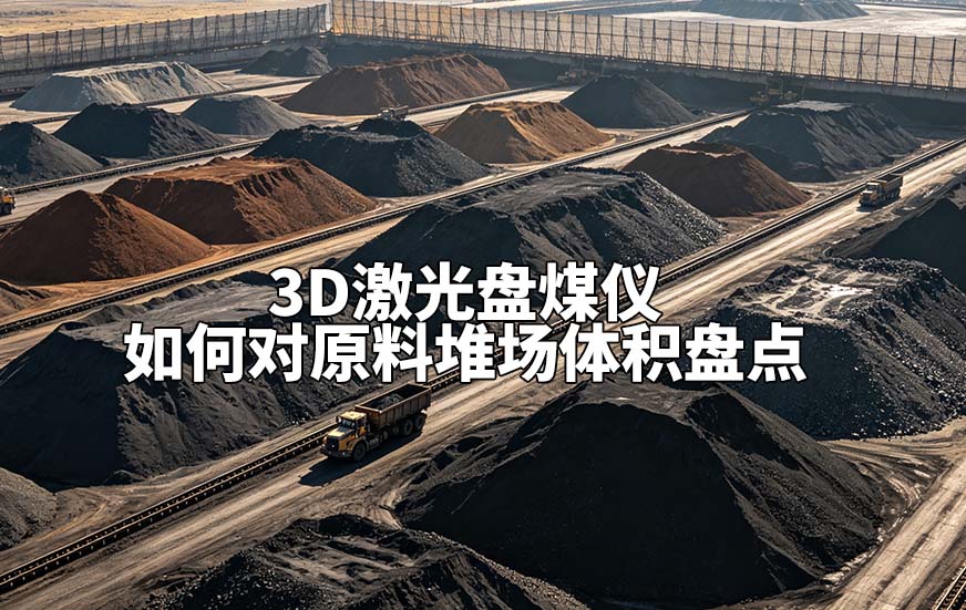 3D激光盘煤仪如何对原料堆场体积盘点