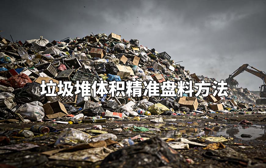 垃圾堆体积精准盘料方法