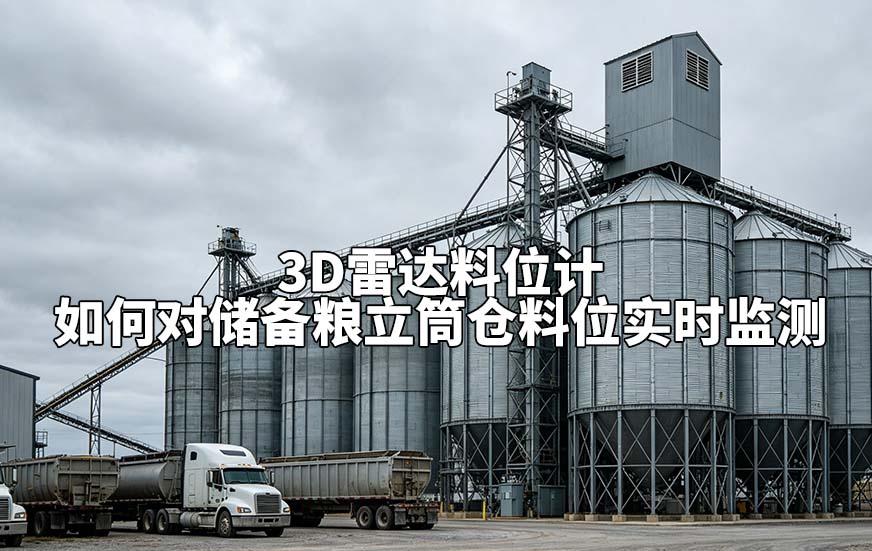 3D雷达料位计如何对储备粮立筒仓料位实时监测