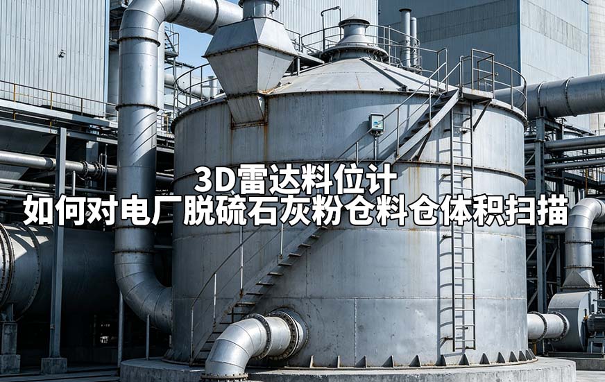 3D雷达料位计如何对电厂脱硫石灰粉仓料仓体积扫描