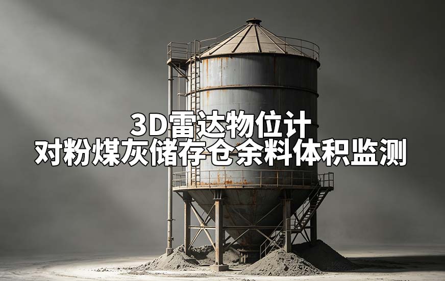 3D雷达物位计如何对粉煤灰储存仓余料体积监测