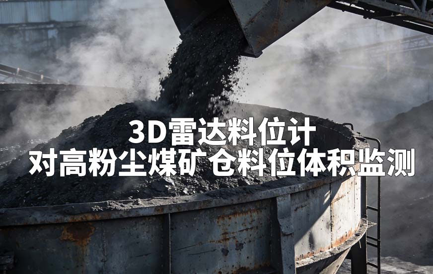 3D雷达料位计如何对高粉尘煤矿仓料位体积监测