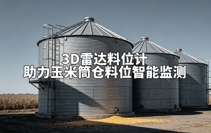 3D雷达料位计助力玉米筒仓料位智能监测