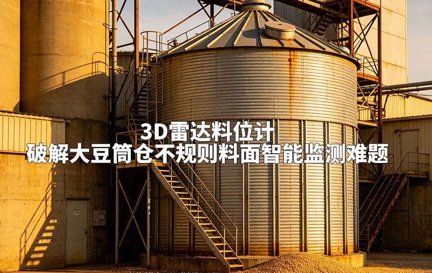 3D雷达料位计破解大豆筒仓不规则料面智能监测难题
