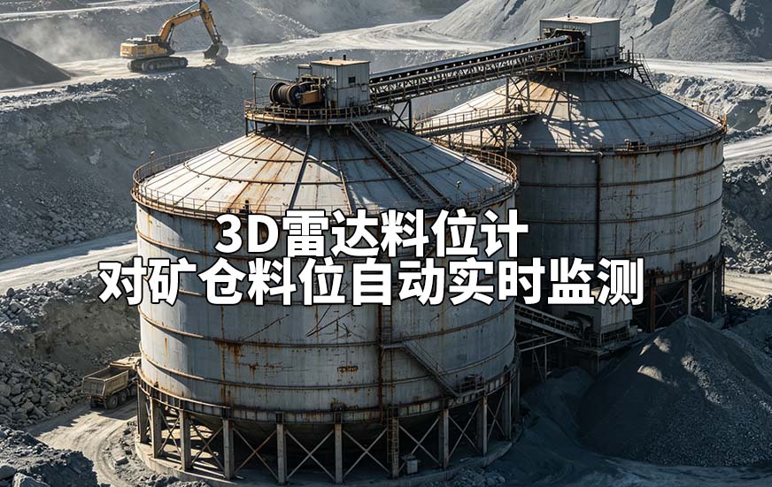 3D雷达料位计对矿仓料位自动实时监测 3D雷达料位计对矿仓料位自动实时监测