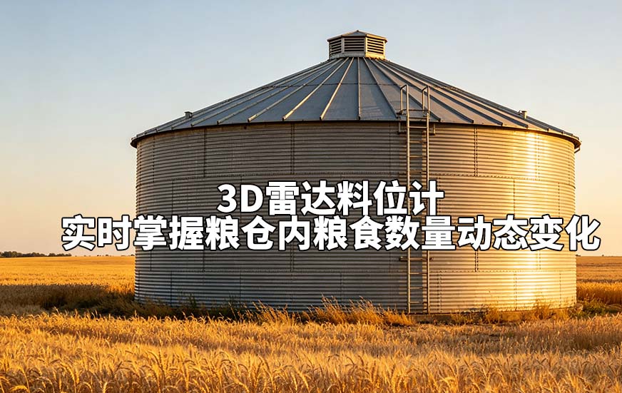 3D雷达料位计实时掌握粮仓内粮食数量动态变化 3D雷达料位计实时掌握粮仓内粮食数量动态变化
