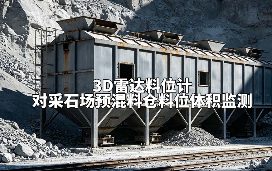 3D雷达料位计如何对采石场预混料仓料位体积监测 3D雷达料位计如何对采石场预混料仓料位体积监测