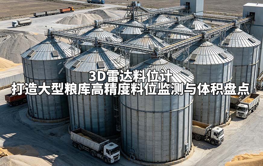 3D雷达料位计打造大型粮库高精度料位监测与体积盘点 3D雷达料位计打造大型粮库高精度料位监测与体积盘点