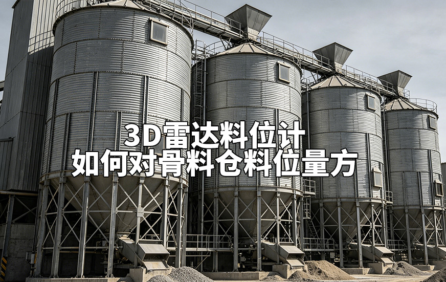 3D雷达料位计如何对骨料仓料位量方