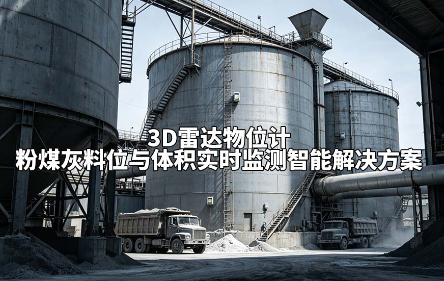 3D雷达物位计粉煤灰料位与体积实时监测智能解决方案 3D雷达物位计粉煤灰料位与体积实时监测智能解决方案