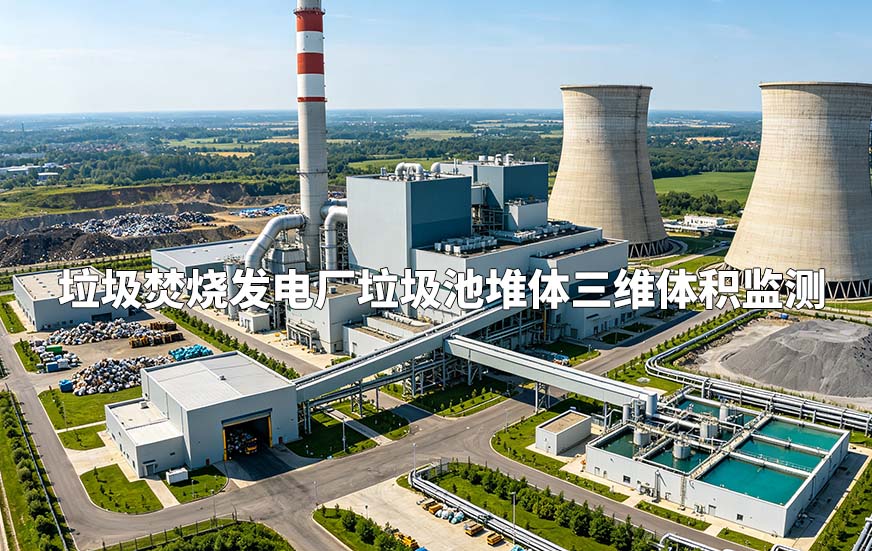垃圾焚烧发电厂垃圾池堆体三维体积监测