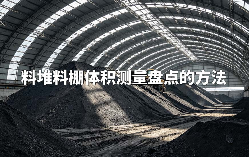 料堆料棚体积测量盘点的方法