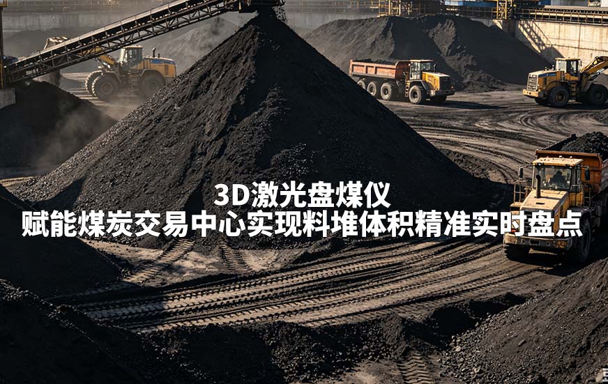 3D激光盘煤仪赋能煤炭交易中心实现料堆体积精准实时盘点 3D激光盘煤仪赋能煤炭交易中心实现料堆体积精准实时盘点