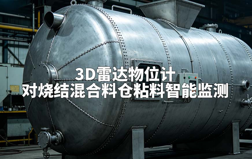 3D雷达物位计对烧结混合料仓粘料智能监测 3D雷达物位计对烧结混合料仓粘料智能监测