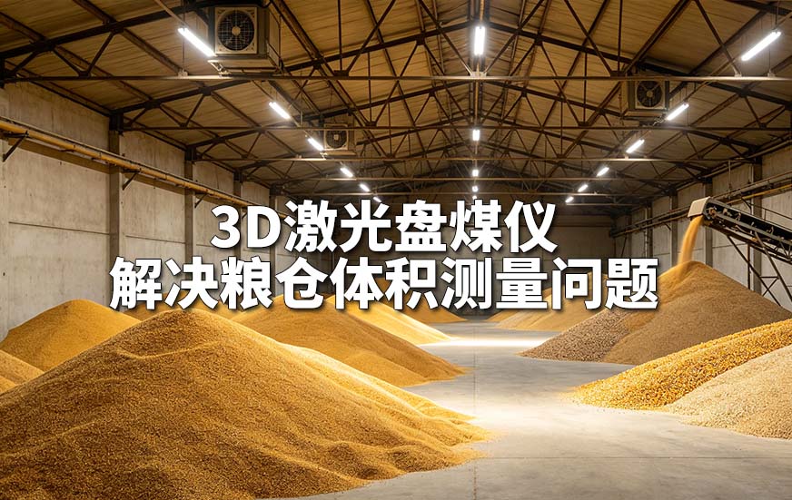 3D激光盘煤仪解决粮仓体积测量问题