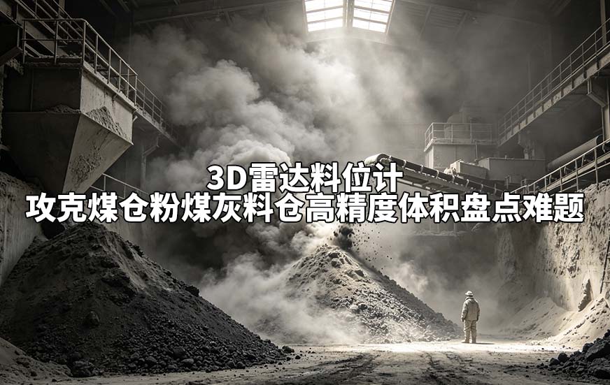 3D雷达料位计攻克煤仓粉煤灰料仓高精度体积盘点难题